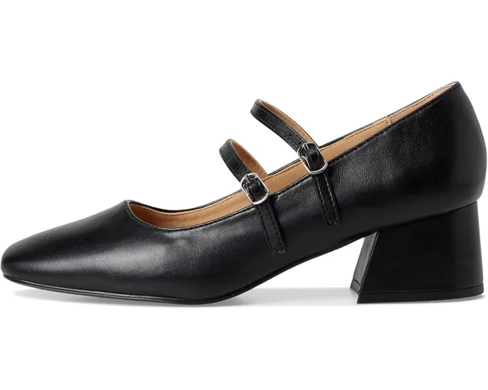 Туфли Nally на устойчивом каблуке с квадратным носком и регулируемой лямкой