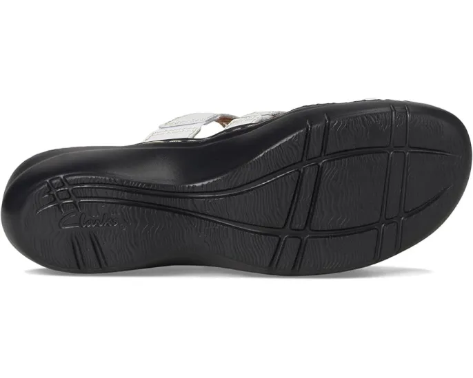 Сандалии Clarks Merliah 2 Cove на клиновидной подошве с застежками на липучках