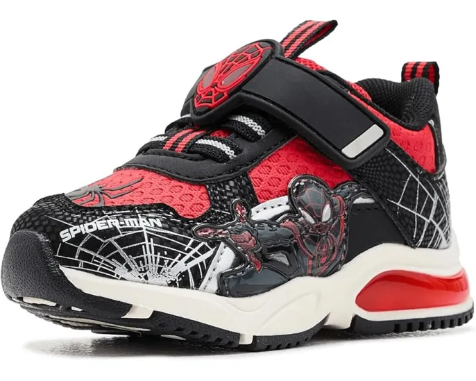 Кроссовки светящиеся Spiderman для малышей с сетчатым верхом Ground Up
