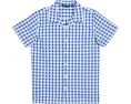 Рубашка Janie and Jack Gingham Cabana в клетку с нагрудным карманом