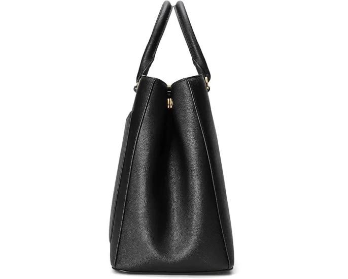 Lauren Ralph Lauren большая сумка Hanna из тисненой кожи с регулируемым ремнем