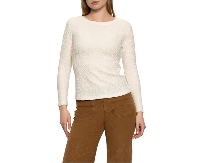 Футболка Sanctuary с длинным рукавом и кружевной отделкой