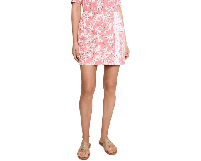 Мини шорты-юбка Daye с цветочным принтом Lilly Pulitzer