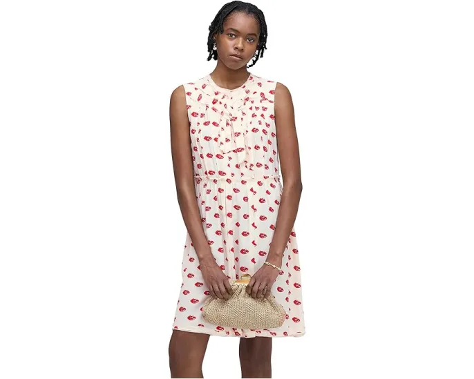 Маленький клатч Marc Jacobs The Summer Woven Glam с плетением и зажимом