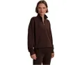 Кроп-толстовка Varley Sian Cropped Half Zip Midlayer с отверстиями для большого пальца