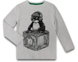 Футболка Appaman Kids Penguin DJ с длинным рукавом