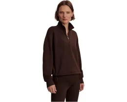 Кроп-толстовка Varley Sian Cropped Half Zip Midlayer с отверстиями для большого пальца