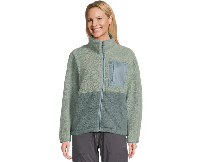 Флисовая куртка Mountainside с цветными блоками и карманами L.L.Bean