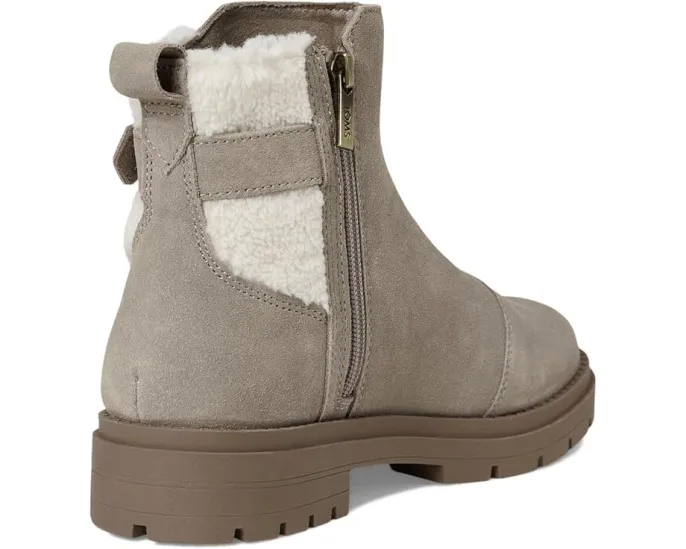 Ботинки TOMS Astrid из замши с декоративной перемычкой и защитой Scotchgard