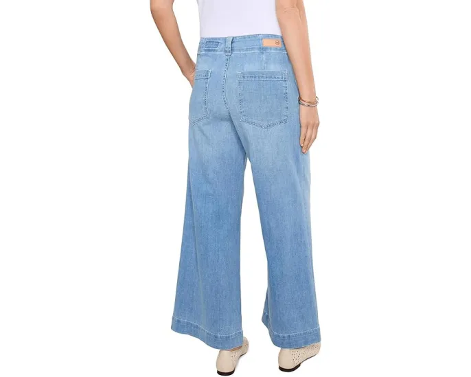 Джинсы AG Jeans Stella Ankle в цвете Flight с широкими штанинами