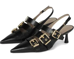 Босоножки AllSaints Vivian на низком каблуке с застежкой на пряжке и острым носком