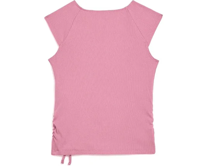 Футболка с асимметричной драпировкой abercrombie kids для детей