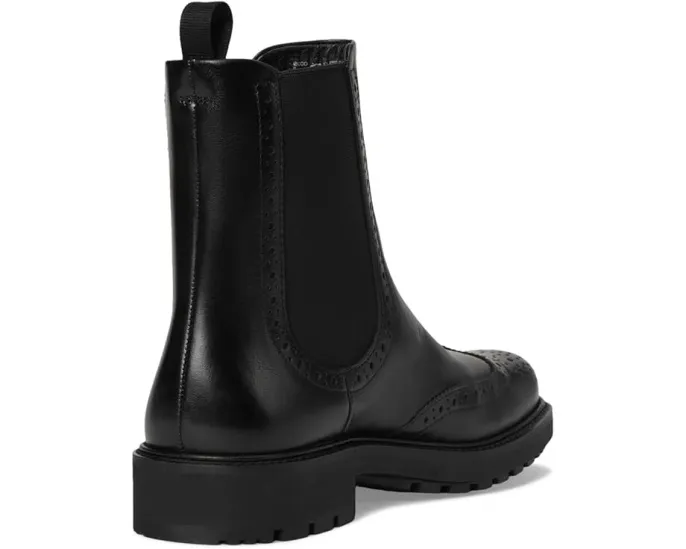 ECCO Metropole Oslo Chelsea Wingtip ботинки с декоративными перфорациями