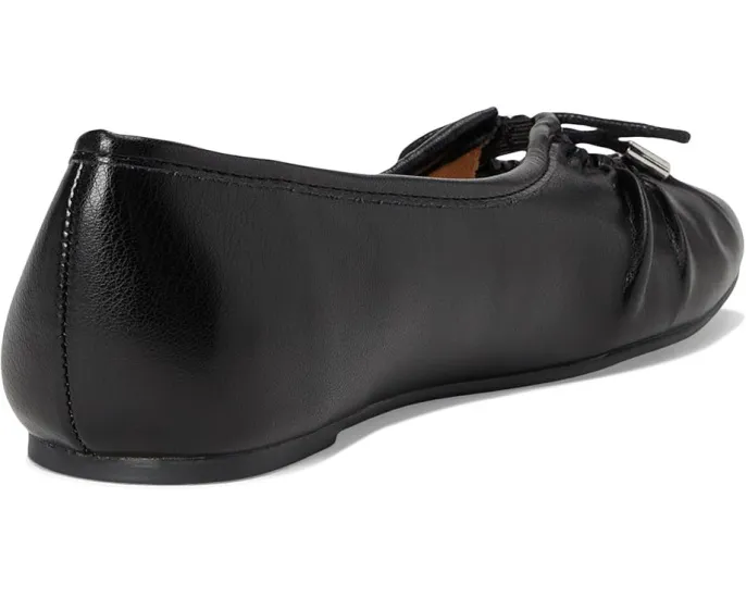 Балетки Callee с квадратным носком и бантом из искусственной кожи