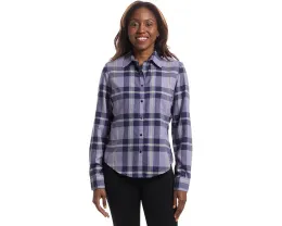 Фланелевая рубашка Flylow Brigitte Tech с длинными рукавами и полной застежкой на пуговицы