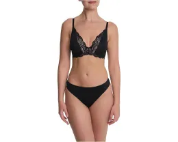 Стринги Natori Persuasion с геометрическим принтом и кружевом