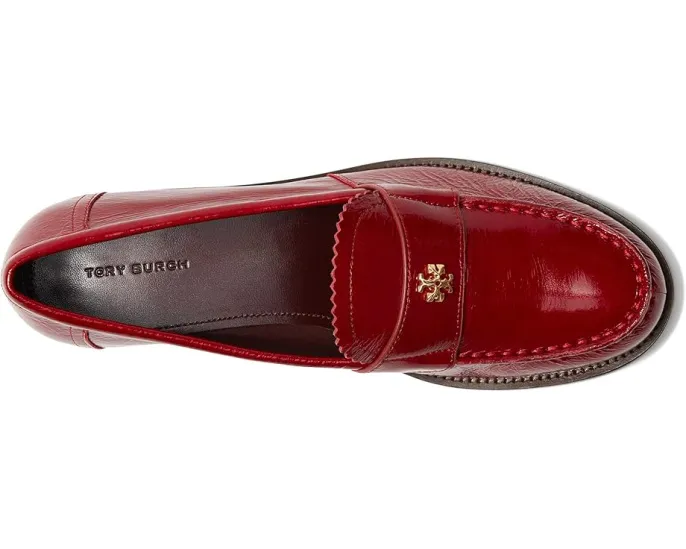 Лоферы Tory Burch Classic с фирменным акцентом и стегаными краями