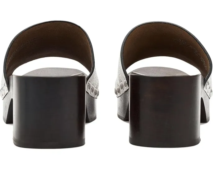 Сабо-сандалии 30mm Sandal Clog от Tory Burch с замшевым верхом