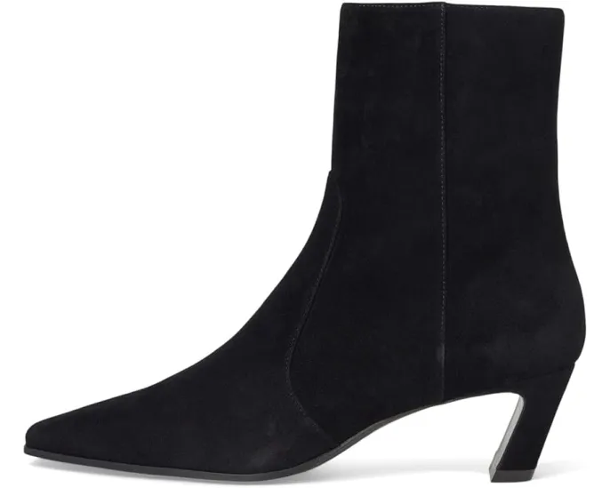 Ботильоны Stuart Weitzman Stassi Zip Bootie 50 на квадратном каблуке