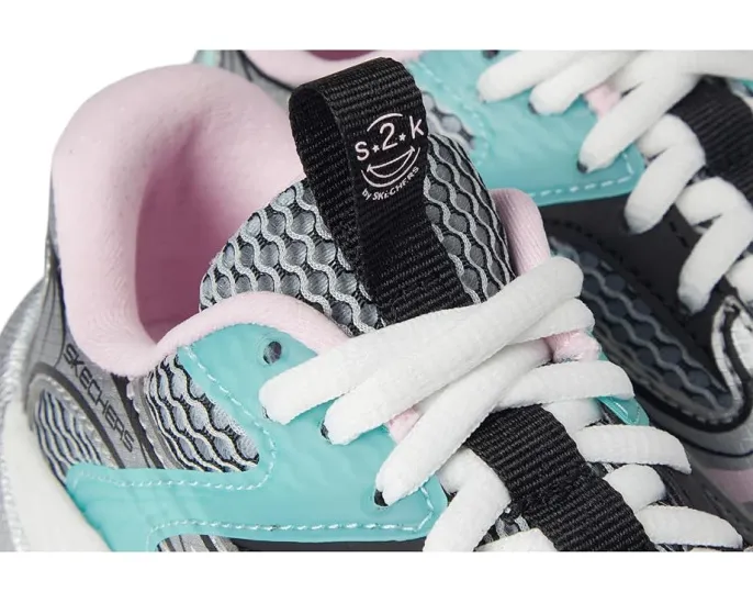 SKECHERS KIDS S2K детские кроссовки в стиле Y2K с сетчатым верхом и амортизирующей межподошвой