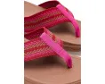FitFlop Surfa Stripe-Webbing Toe-Post Sandals с ремешками из тесьмы
