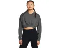 Under Armour Rival Terry оверсайз кроп худи с V-образным вырезом