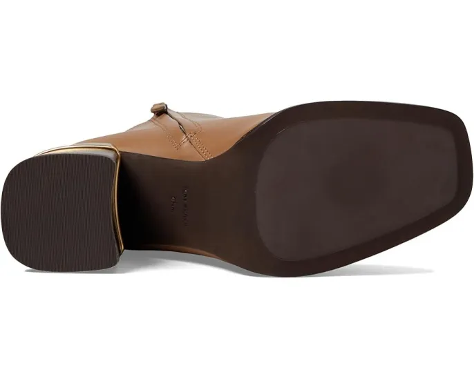 Tory Burch кожаные ботильоны на каблуке 75 мм с боковой молнией