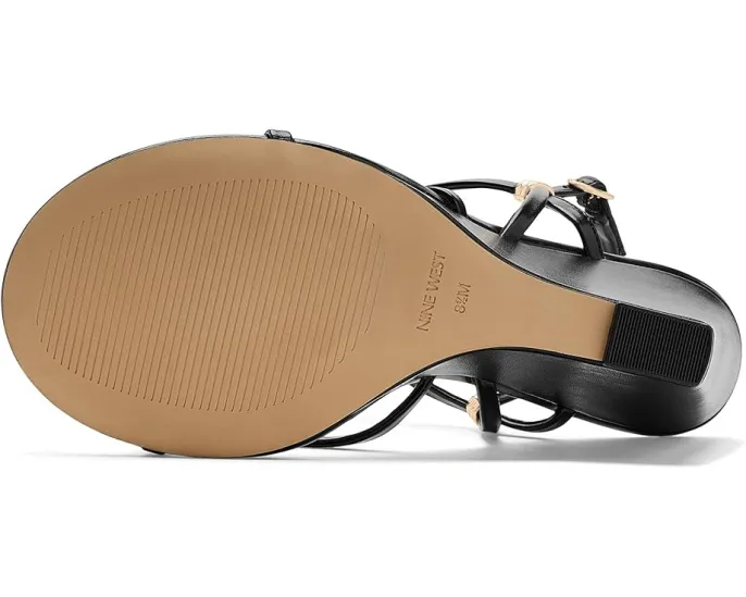 Босоножки Nine West Devva на танкетке с регулируемым ремешком на щиколотке