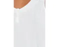 Платье-макси Eyelet Button Flutter Neck от Lauren Ralph Lauren с вышивкой и оборками