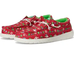 Hey Dude Kids Wally Holiday Sweater детские лоферы с новогодним принтом