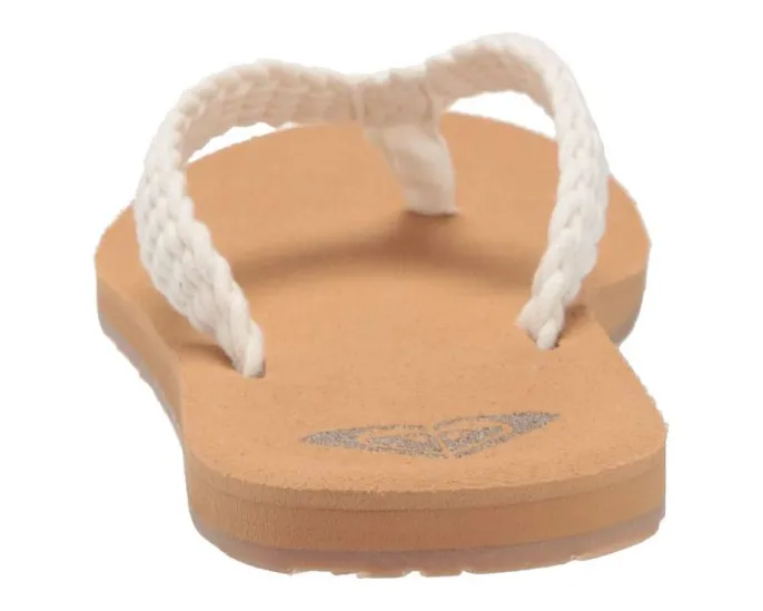 Сандалии Roxy Porto III с плетеным текстильным верхом и резиновой подошвой