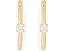 Серьги-кольца Kate Spade New York Bold Small Hoops с цирконием и жемчугом