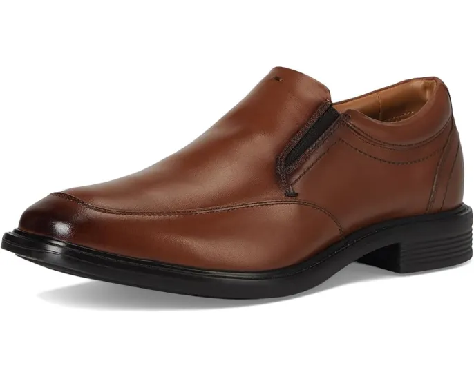 Туфли Nunn Bush Stark Moccasin Toe Slip-On из кожи без шнуровки