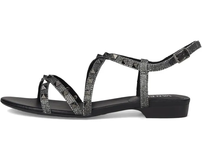 Босоножки Vaneli Basira с ремешками и декоративными заклепками