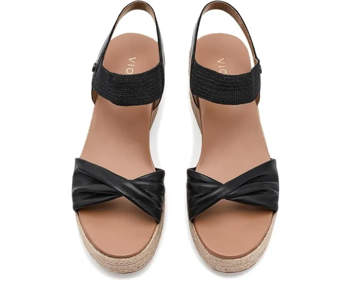 VIONIC Darla эспадрильи на танкетке из премиальной кожи для уверенной походки