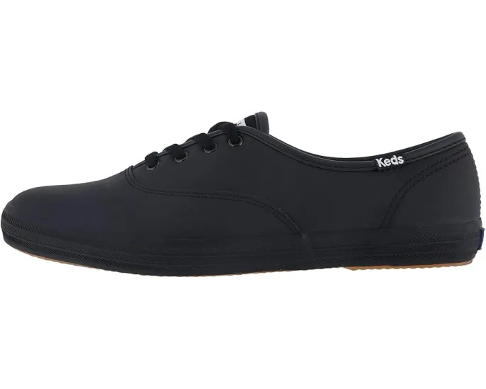 Кожаные кроссовки Keds Champion Leather Lace Up на резиновой подошве