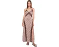 Макси комбинация Free People Some Kind Of Love Maxi Slip с кружевной спинкой