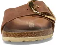 Сандалии Birkenstock Madrid Big Buckle из промасленной кожи с пробковой стелькой