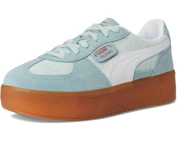 Кроссовки PUMA Palermo Elevata из замши с платформой