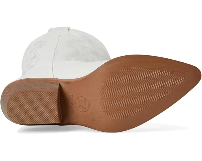 Высокие ковбойские сапоги Roper Hattie с острым носком и классической строчкой