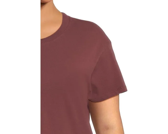 Короткая футболка Prana Everyday из органического хлопка с круглым вырезом