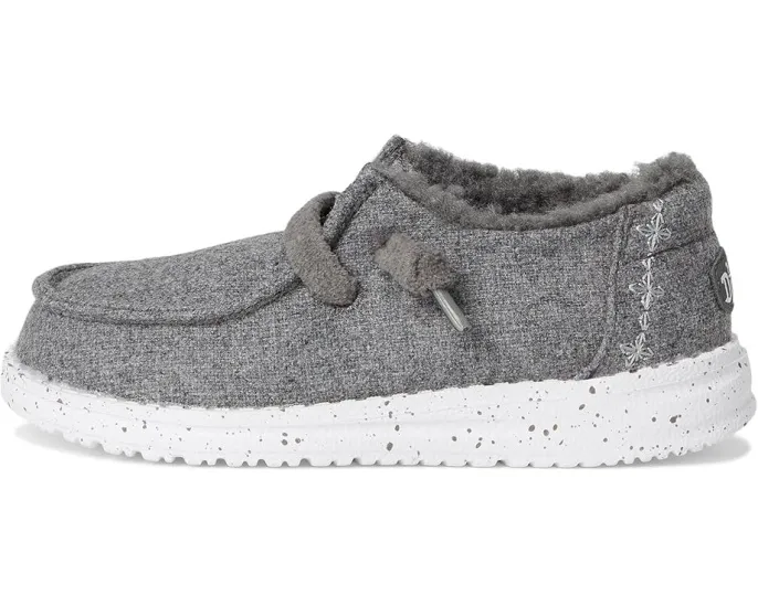 Hey Dude Kids Wendy Wool Cozy детские лоферы из шерсти с утепленной подкладкой