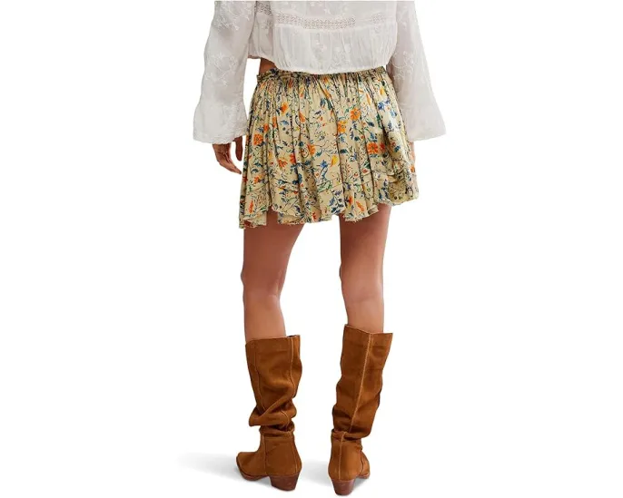 Юбка мини Free People One Third с цветочным принтом и ярусами