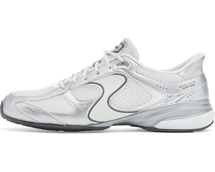 Кроссовки SKECHERS Hands Free Slip-Ins Exhilarate Metallic Dreams с памятью формы