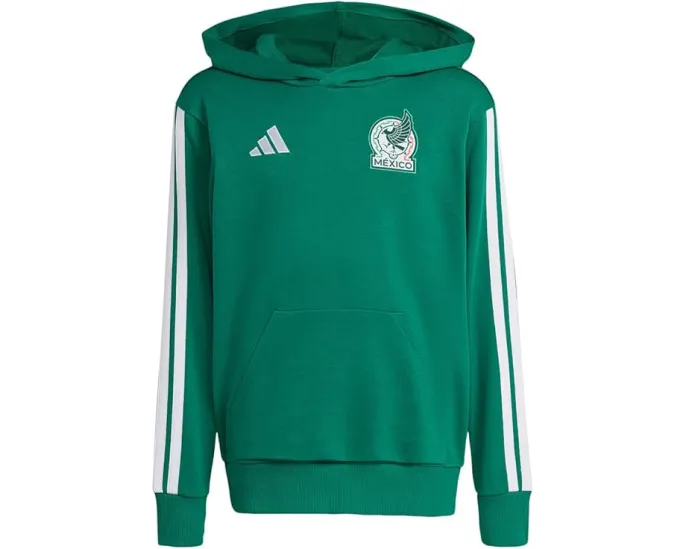 Толстовка adidas Kids FMF Mexico Alphaskin с капюшоном из френч терри