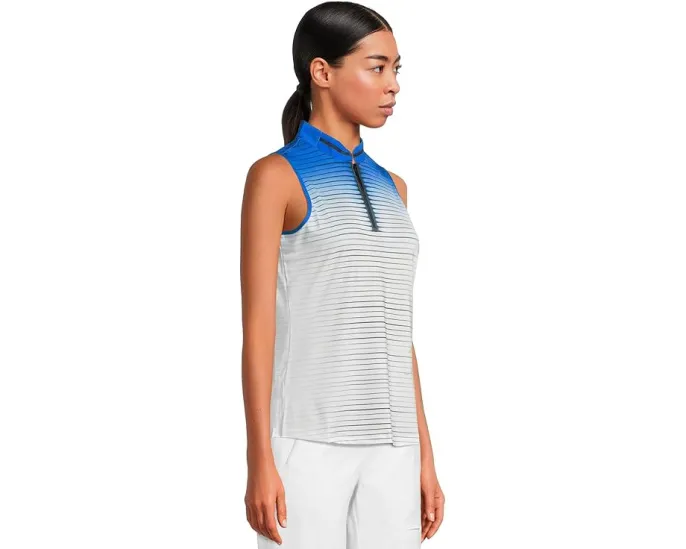 Топ без рукавов Jamie Sadock Flux Print с воротником-стойкой