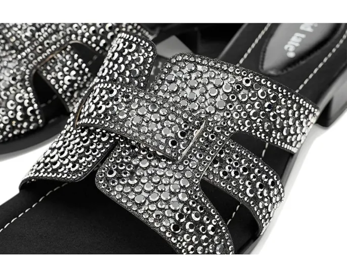 Сандалии David Tate Cristal с кристаллами и каблуком