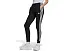 Adidas 3-Stripes Флисовые брюки с манжетами на щиколотках и поясом на шнурке