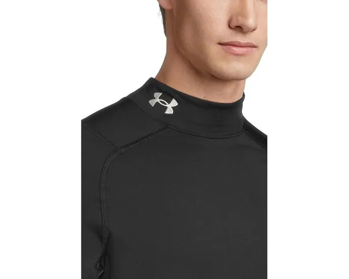 Under Armour ColdGear Armour Fitted Mock с двуслойной тканью и воротником-стойкой