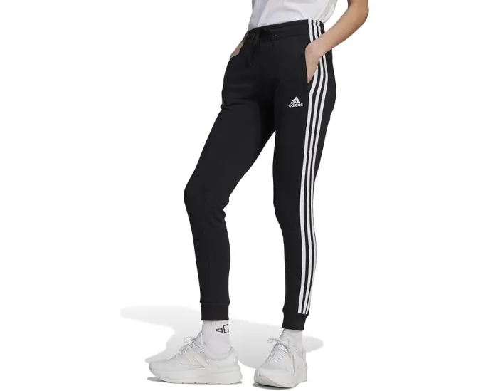 Утепленные штаны Adidas 3-Stripes Fleece Cuffed с манжетами
